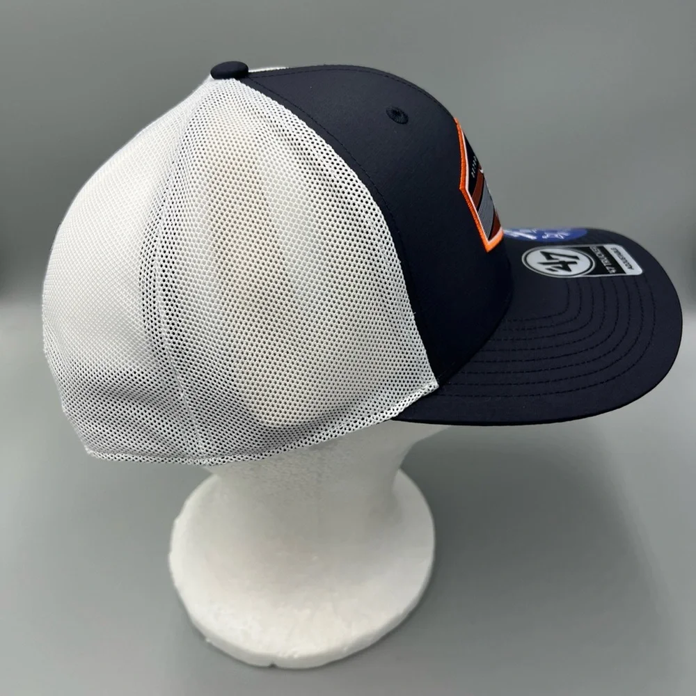 47 Brand Brrr Detroit Tigers Trucker Hat, MLB. Polyester Patch Adjustable Cap. - Picture 5 of 9